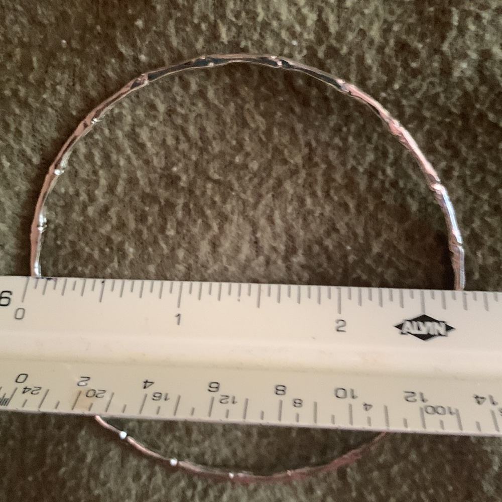 Beautiful Silver bamboo look bracelet. - Picture 2 of 3